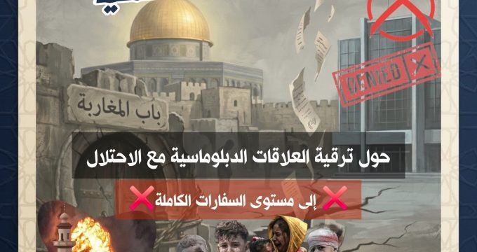 بين أحكام الشريعة ومواثيق الحقوق: التطبيع مع الاحتلال فاقد للمشروعية والأخلاق