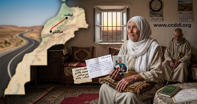 البعد والظروف الصحية تحرمان والدين مسنين من زيارة ابنهما محمد عكادي المعتقل بسجن مراكش